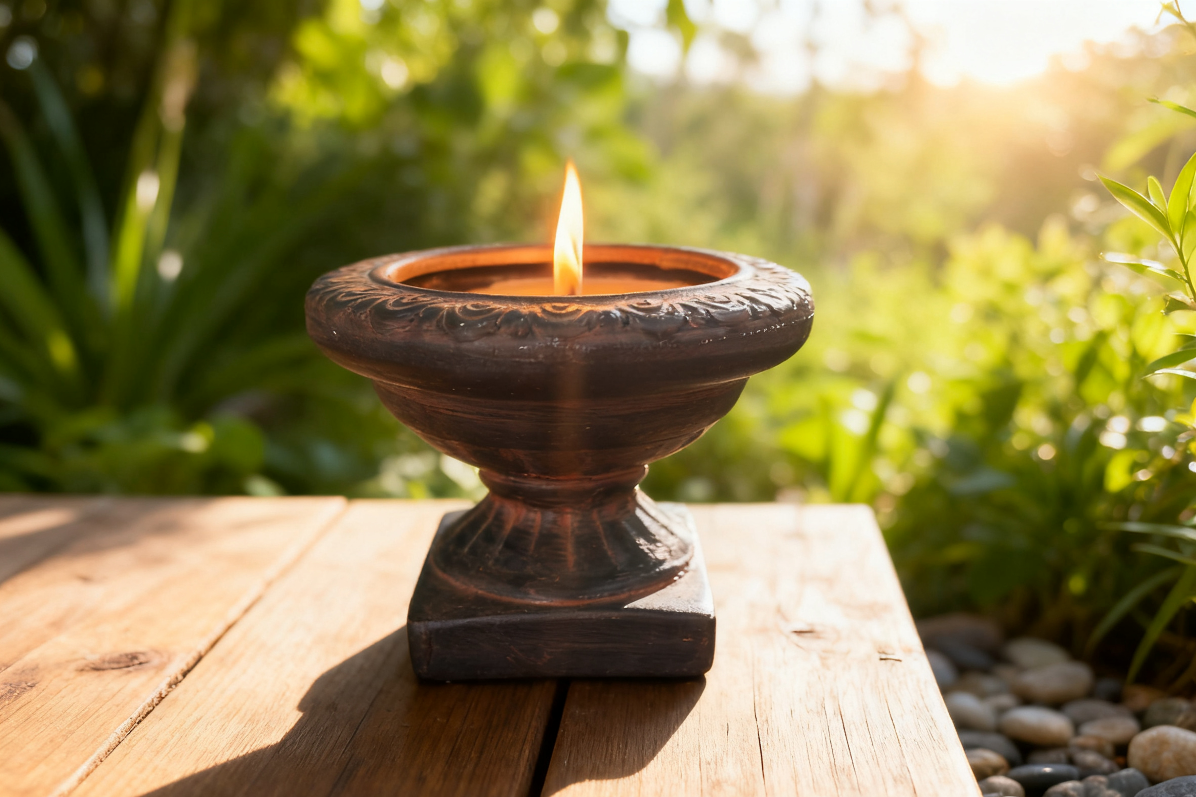 Ceramic Parterre Candle